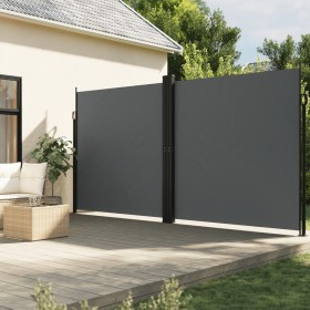 Anthrazitgraue einziehbare Seitenmarkise 200x600 cm von , Sonnenschirme - Ref: Foro24-4004853, Preis: 183,32 €, Rabatt: %