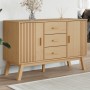 OLDEN Sideboard aus massivem braunem Kiefernholz 114x43x73,5 cm von , Sideboards - Ref: Foro24-358597, Preis: 190,65 €, Rabat...