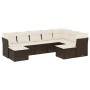 9-piece garden sofa set and brown synthetic rattan cushions by , Garden sets - Ref: Foro24-3218573, Price: 562,99 €, Discount: %