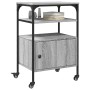 Druckerständer 3 Ebenen grau Sonoma 50x40x76 cm von , Drucker unterstützt - Ref: Foro24-842294, Preis: 68,34 €, Rabatt: %