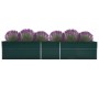 Green galvanized steel garden bed 400x80x77 cm by vidaXL, Pots and planters - Ref: Foro24-47061, Price: 127,22 €, Discount: %