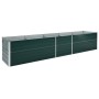 Green galvanized steel garden bed 400x80x77 cm by vidaXL, Pots and planters - Ref: Foro24-47061, Price: 117,31 €, Discount: %