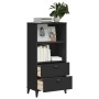 Librería VIKEN madera de ingeniería negro 60x35x123 cm de , Librerías y estanterías - Ref: Foro24-374948, Precio: 128,02 €, D...