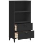 Librería VIKEN madera de ingeniería negro 60x35x123 cm de , Librerías y estanterías - Ref: Foro24-374948, Precio: 128,02 €, D...