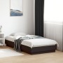 Black engineered wood bed frame 90x190 cm by , Beds and slatted bases - Ref: Foro24-839631, Price: 94,89 €, Discount: %