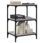 Printer stand 3 levels gray Sonoma 50x41x75 cm by , Printer supports - Ref: Foro24-842289, Price: 51,99 €, Discount: %