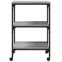 Printer stand 3 levels gray Sonoma 50x41x75 cm by , Printer supports - Ref: Foro24-842289, Price: 51,99 €, Discount: %