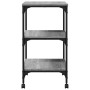 Printer stand 3 levels gray Sonoma 50x41x75 cm by , Printer supports - Ref: Foro24-842289, Price: 51,99 €, Discount: %