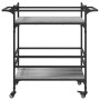 Sonoma gray engineered wood kitchen cart 82x40x78.5 cm by , Kitchen and dining carts - Ref: Foro24-842364, Price: 55,94 €, Di...