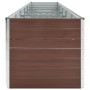 Arriate de jardín de acero galvanizado marrón 480x80x77 cm | Foro24 | Onlineshop