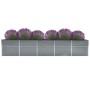 Gray galvanized steel garden bed 400x80x77 cm by vidaXL, Pots and planters - Ref: Foro24-47060, Price: 115,99 €, Discount: %