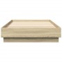 Estructura de cama madera de ingeniería roble Sonoma 90x200 cm de , Camas y somieres - Ref: Foro24-839604, Precio: 94,10 €, D...