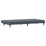 Sofá cama de 2 plazas con taburete terciopelo gris oscuro de , Sofás - Ref: Foro24-3216232, Precio: 246,19 €, Descuento: %