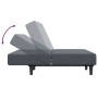 2-Sitzer-Schlafsofa mit dunkelgrauem Samthocker von , Sofas - Ref: Foro24-3216232, Preis: 246,19 €, Rabatt: %