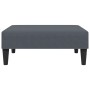 Sofá cama de 2 plazas con taburete terciopelo gris oscuro de , Sofás - Ref: Foro24-3216232, Precio: 246,19 €, Descuento: %