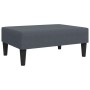 Sofá cama de 2 plazas con taburete terciopelo gris oscuro de , Sofás - Ref: Foro24-3216251, Precio: 304,51 €, Descuento: %