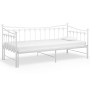 Estructura de sofá cama extraíble de metal blanco 90x200 cm de vidaXL, Camas y somieres - Ref: Foro24-324759, Precio: 157,18 ...