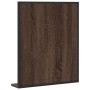 Bathroom mirror with brown engineered wood shelf 50x12x60 cm by , Dressing tables - Ref: Foro24-842420, Price: 43,03 €, Disco...