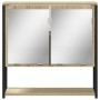 Sonoma oak wood bathroom mirror cabinet 60x16x60 cm by , Dressing tables - Ref: Foro24-842422, Price: 53,03 €, Discount: %