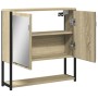 Armario con espejo de baño madera roble Sonoma 60x16x60 cm de , Tocadores - Ref: Foro24-842422, Precio: 53,03 €, Descuento: %