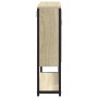 Armario con espejo de baño madera roble Sonoma 60x16x60 cm de , Tocadores - Ref: Foro24-842422, Precio: 53,03 €, Descuento: %