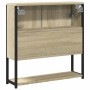 Armario con espejo de baño madera roble Sonoma 60x16x60 cm de , Tocadores - Ref: Foro24-842422, Precio: 53,03 €, Descuento: %