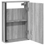 Armario con espejo de baño madera gris Sonoma 42x12x60 cm de , Tocadores - Ref: Foro24-842434, Precio: 46,60 €, Descuento: %