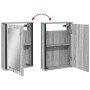 Sonoma gray wood bathroom mirror cabinet 42x12x60 cm by , Dressing tables - Ref: Foro24-842434, Price: 46,60 €, Discount: %