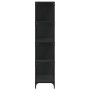 Bookcase with 4 steps in black engineered wood 139x33.5x149 cm by , Bookcases and shelves - Ref: Foro24-842476, Price: 138,75...