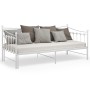 Estructura de sofá cama extraíble de metal blanco 90x200 cm de vidaXL, Camas y somieres - Ref: Foro24-324759, Precio: 157,18 ...