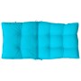 Low Back Chair Cushions 2 Pcs Turquoise Oxford Fabric by , Cushions for chairs and sofas - Ref: Foro24-377734, Price: 48,17 €...