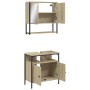 Set de muebles de baño 2 pzas madera contrachapada roble Sonoma de , Muebles de baño - Ref: Foro24-3214656, Precio: 106,31 €,...