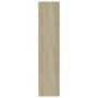 Estantería de 3 niveles madera contrachapada Sonoma 60x24x109cm