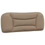 Estructura de cama cabecero cuero sintético capuchino 100x200cm de , Camas y somieres - Ref: Foro24-3207985, Precio: 163,58 €...