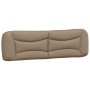 Estructura de cama cabecero cuero sintético capuchino 180x200cm de , Camas y somieres - Ref: Foro24-3208020, Precio: 260,11 €...