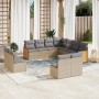 11-piece garden sofa set with beige synthetic rattan cushions by , Garden sets - Ref: Foro24-3227767, Price: 732,95 €, Discou...