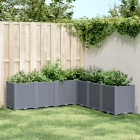 Gray PP planter 160x160x53 cm by , Pots and planters - Ref: Foro24-367866, Price: 171,74 €, Discount: %