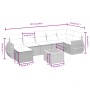 8-teiliges Gartensofa-Set und schwarze synthetische Rattankissen von , Gartensets - Ref: Foro24-3265066, Preis: 515,34 €, Rab...