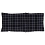 High back chair cushions 6 pcs black plaid fabric by , Cushions for chairs and sofas - Ref: Foro24-377652, Price: 90,83 €, Di...