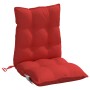 Cojines para silla con respaldo bajo 4 uds tela Oxford rojo de , Cojines para sillas y sofás - Ref: Foro24-377690, Precio: 62...