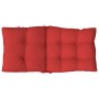 Low back chair cushions 4 pcs Oxford fabric red by , Cushions for chairs and sofas - Ref: Foro24-377690, Price: 61,88 €, Disc...