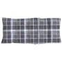 High back chair cushions 2 pcs gray plaid Oxford fabric by , Cushions for chairs and sofas - Ref: Foro24-377644, Price: 54,97...