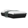 Estructura de cama con luces LED negro 90x190 cm de , Camas y somieres - Ref: Foro24-839540, Precio: 124,63 €, Descuento: %