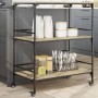 Sonoma oak engineered wood kitchen cart 100.5x50x105cm by , Kitchen and dining carts - Ref: Foro24-842332, Price: 87,23 €, Di...