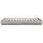 Estructura de cama con luces LED gris Sonoma 120x200 cm de , Camas y somieres - Ref: Foro24-3209805, Precio: 140,99 €, Descue...