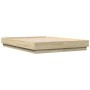 Estructura de cama madera de ingeniería roble Sonoma 140x190 cm de , Camas y somieres - Ref: Foro24-3209872, Precio: 121,44 €...