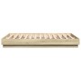 Estructura de cama madera de ingeniería roble Sonoma 140x190 cm de , Camas y somieres - Ref: Foro24-3209872, Precio: 121,44 €...