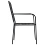 Garden chairs 2 units cotton rope and black steel by vidaXL, Garden chairs - Ref: Foro24-48568, Price: 88,99 €, Discount: %