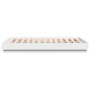 White engineered wood bed frame 140x190 cm by , Beds and slatted bases - Ref: Foro24-3209870, Price: 124,99 €, Discount: %