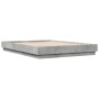 Estructura de cama madera de ingeniería gris hormigón 120x200cm de , Camas y somieres - Ref: Foro24-3209866, Precio: 116,31 €...